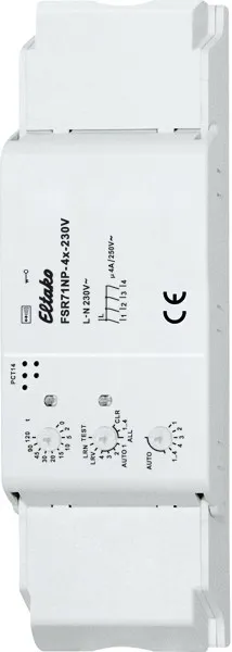 Releu wireless 4 canale cu impuls de comutare FSR71NP-4x-230V