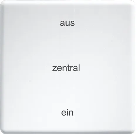 Fliză pentru buton radio 45x45mm, design belgian W-FT4B-@