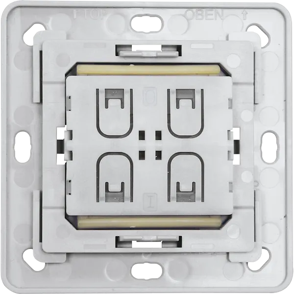 Modul butoane wireless EnOcean, criptabil cu suport și cadru de montare FTE215