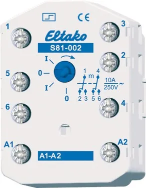 Întrerupător de impuls 2-polar S81-002-230V