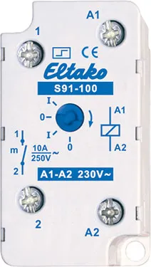 Întrerupător de impuls 1-polar S91-100-230V