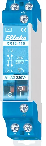 Contactor de instalare bipolar 25A XR12-110-230V