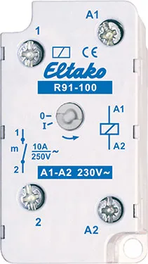 Releu de comutație electromecanic 1-polar R91-100-230V