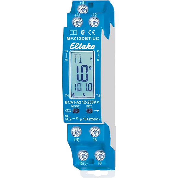 Releu timp multifuncțional reglabil digital cu display și Bluetooth MFZ12DBT-UC