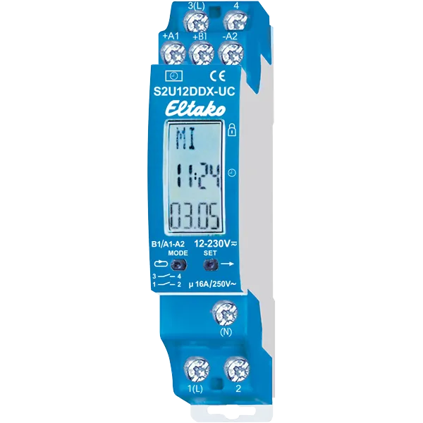 Ceas de comutare 2-Canale reglabil digital S2U12DDX-UC