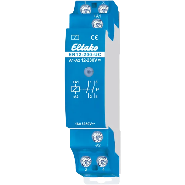 Releu electronic de comutare, 2 închizători 16 A ER12-200-UC