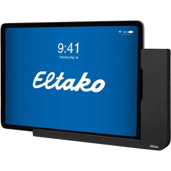 Stație de Andocare Perete Universală pentru iPad-uri USB-C până la 11" cu Funcție de Încărcare, Aluminiu Negru Eloxat OnWall/2-sz