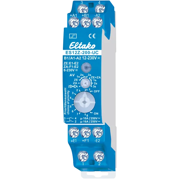 Contactor cu impuls electronic, 2 închizătoare 16 A ES12Z-200-UC