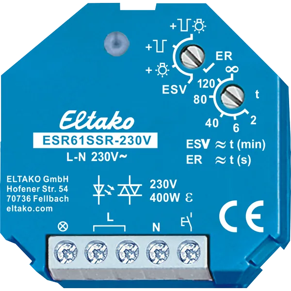 Releu electronic de impulsuri silențios cu Solid-State-Relais ESR61SSR-230V